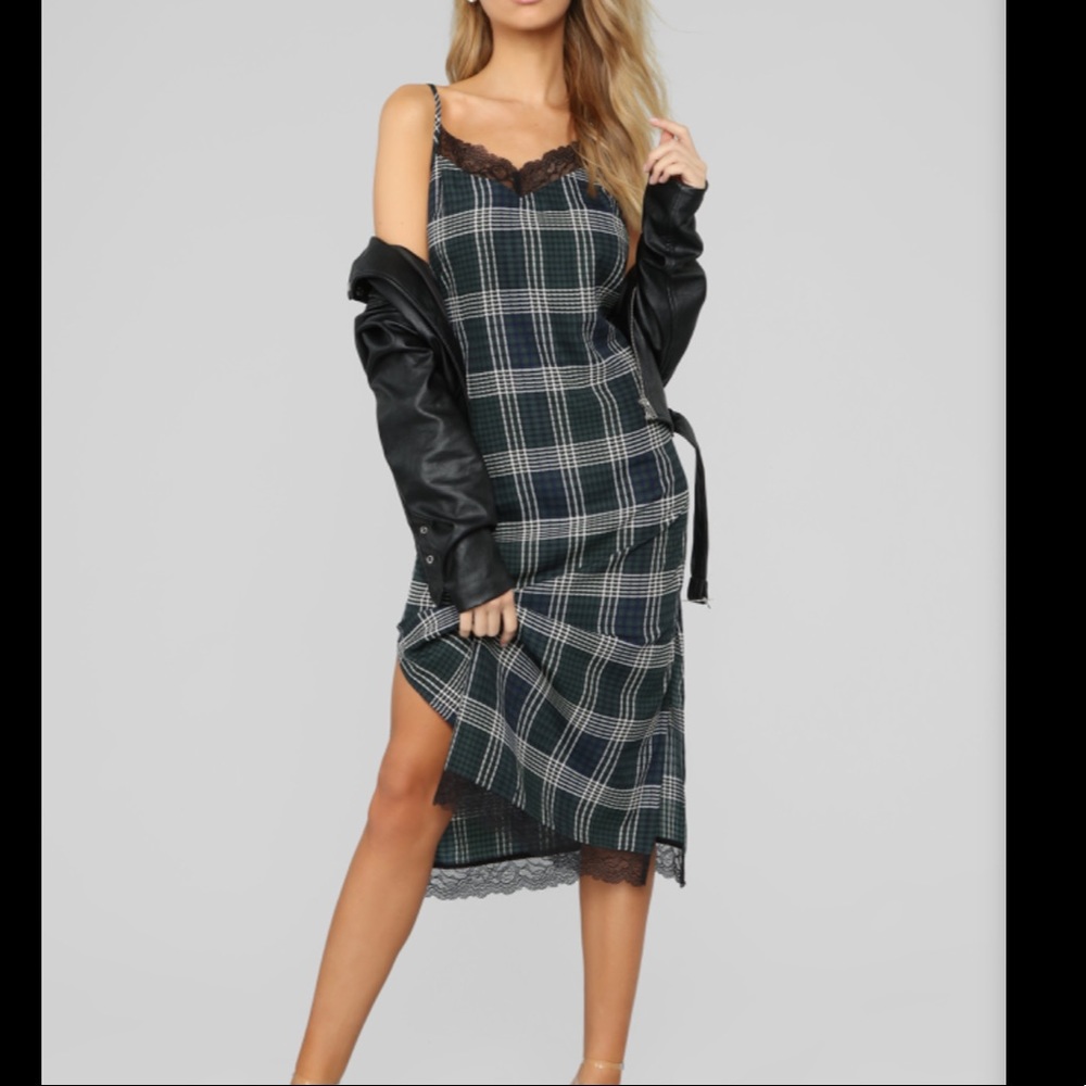 Plaid dress